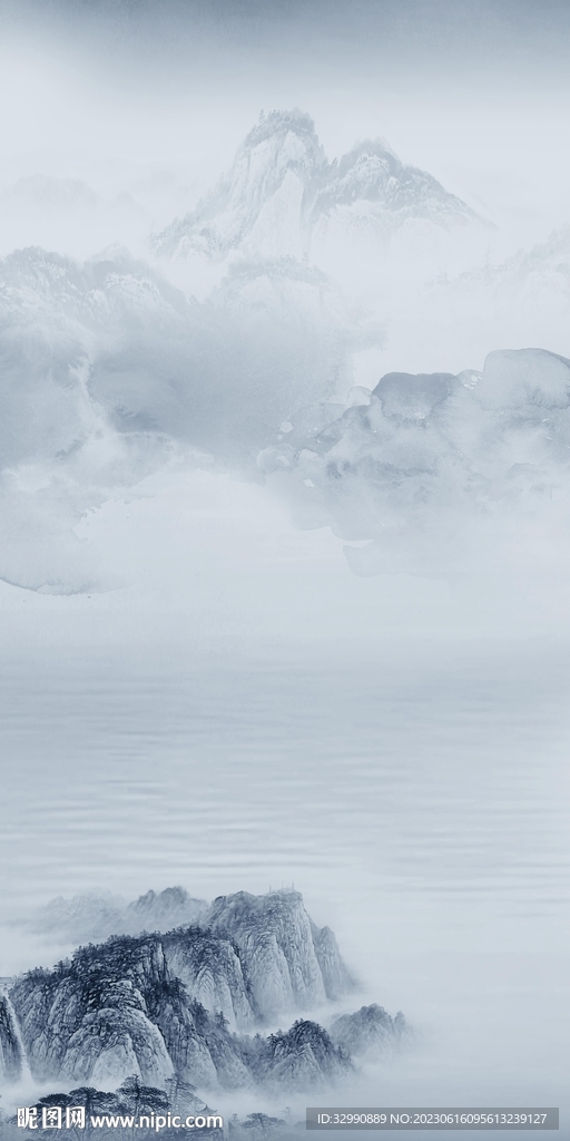 大气 简约新玄关画 tiF分层