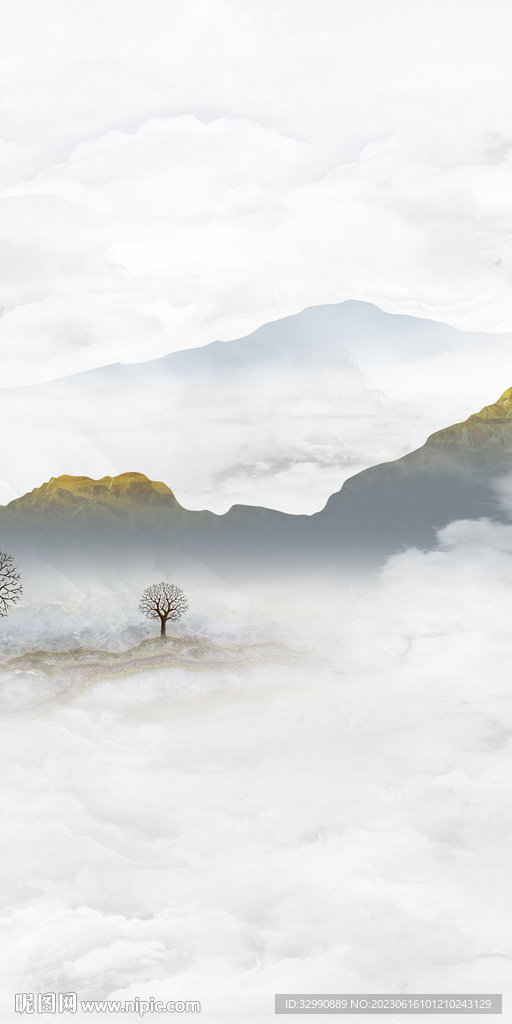 大气 中式简意玄关 TiF分层