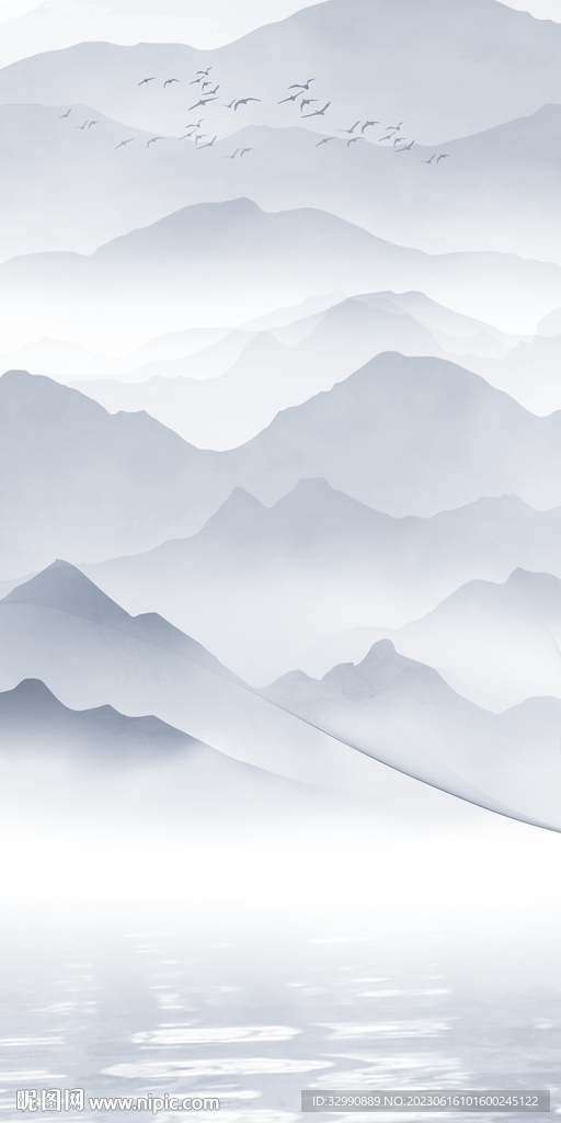 蓝色 高端新玄关图 tiF分层