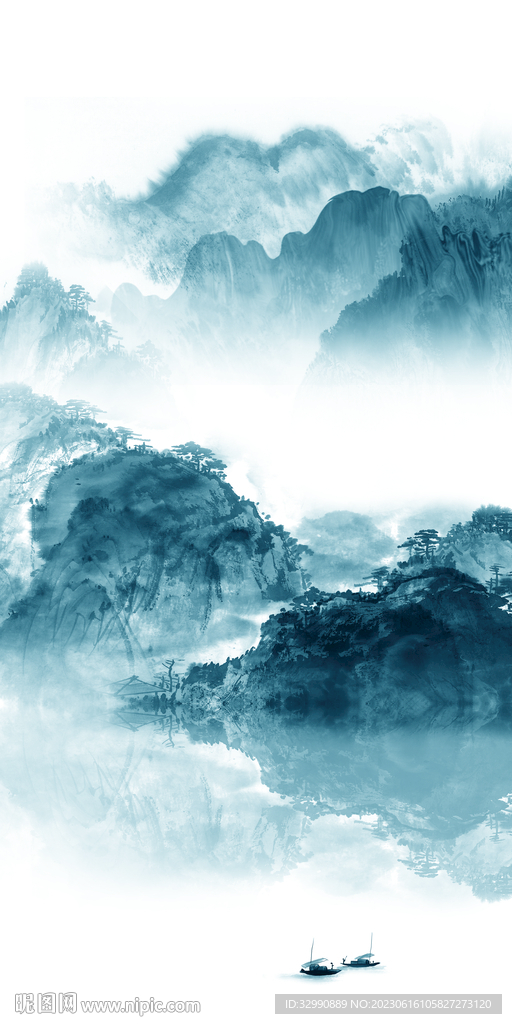 蓝色 新上架玄关图 tiF分层