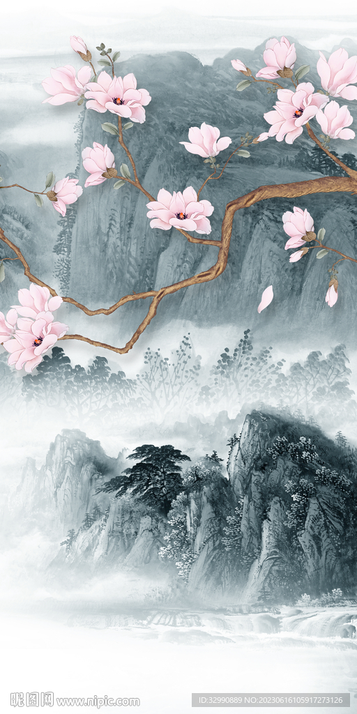 高端 中式简意玄关 TiF分层