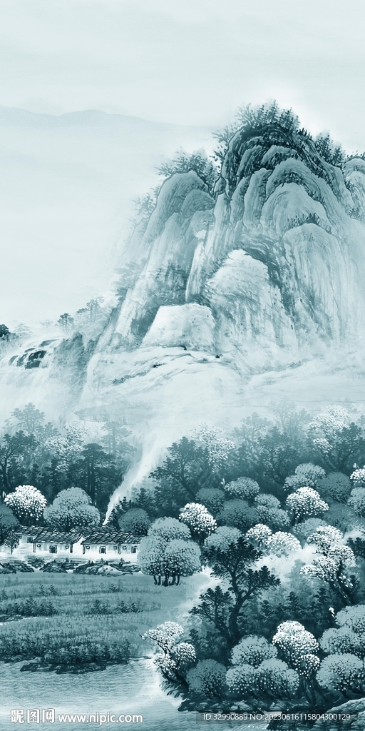 别墅 爆款中式玄关 Tif分层