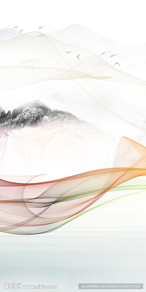 意境 极简高清玄关 Tif分层