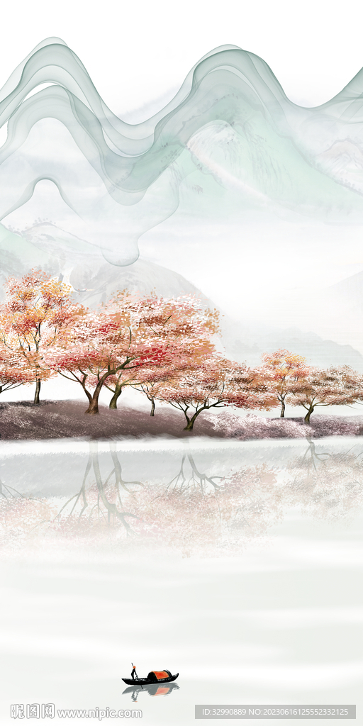 人气 简约简意玄关 Tif分层