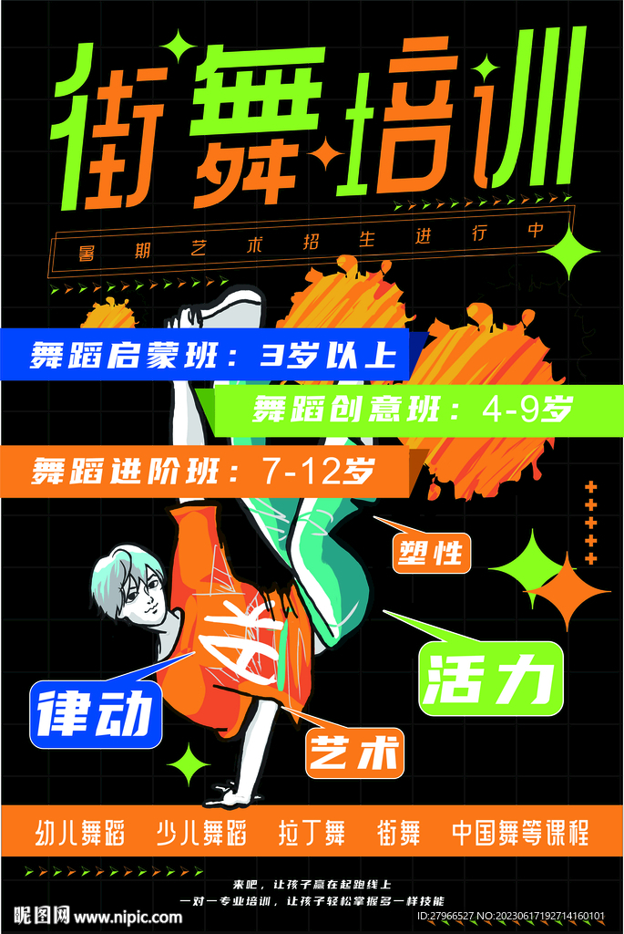 街舞海报传单