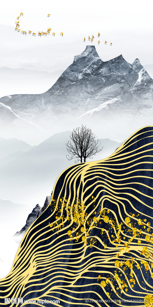 简约 高档最新玄关 Tif分层