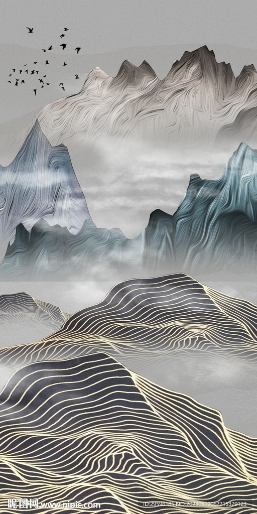 意境 高档最新玄关 Tif分层