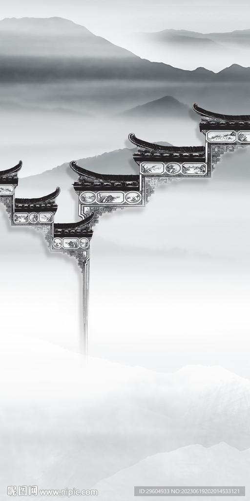 大气 人气高端玄关 TiF分层