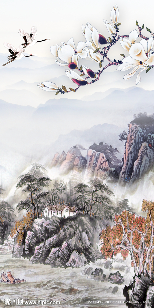 别墅 高清轻奢玄关 TiF分层