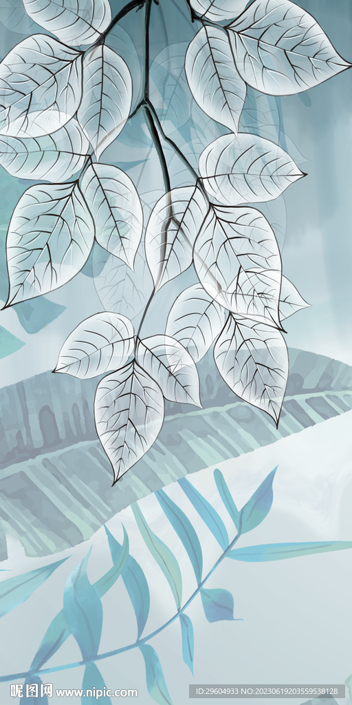 别墅 高档新画玄关 TiF分层