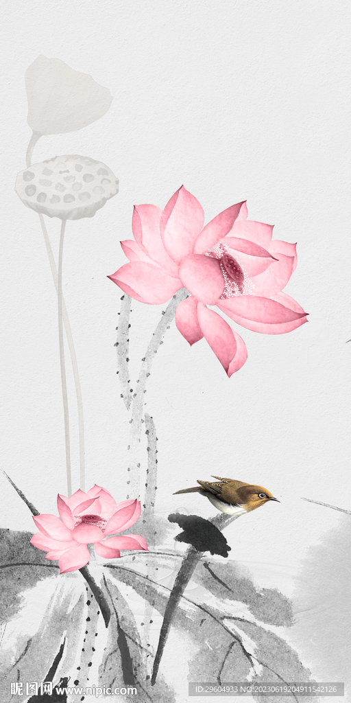 大气 最新款玄关画 tiF分层