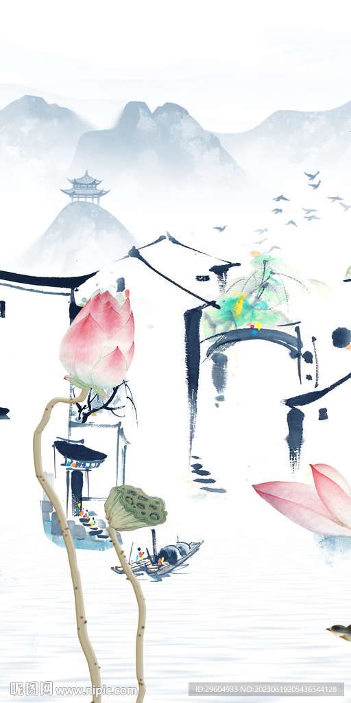 高端 高清简意玄关 Tif分层