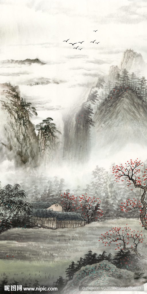 高档 高清简意玄关 Tif分层