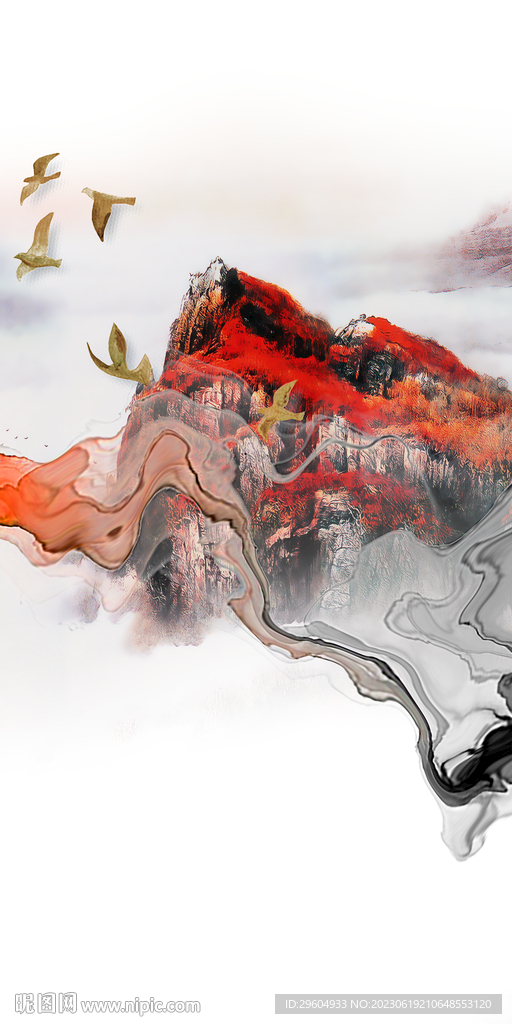 别墅 高档高端玄关 tif分层