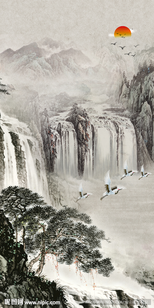 现代 极简高端玄关 tif分层