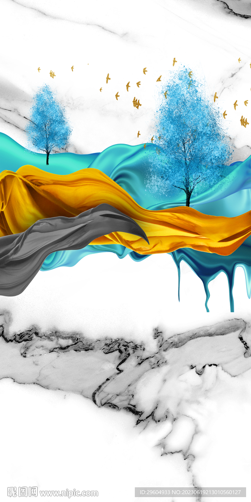 别墅 中式清晰玄关 Tif分层