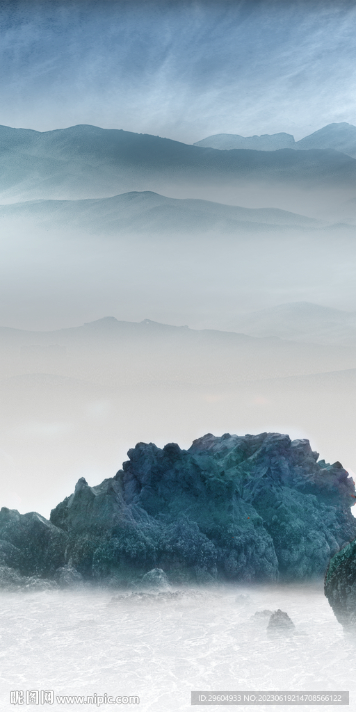 高端 极简中式玄关 Tif分层