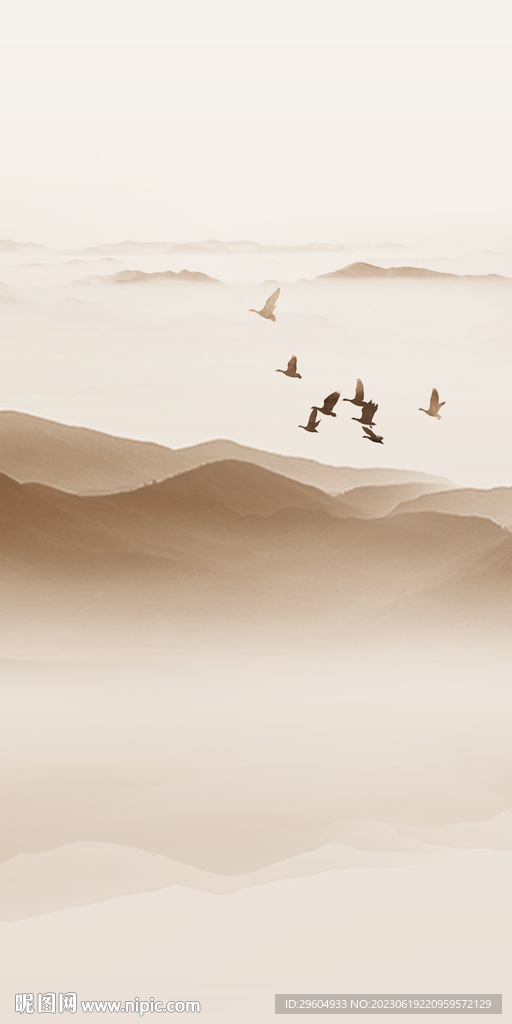 高端 清晰中式玄关 Tif分层