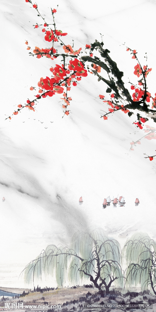 人气 清晰中式玄关 Tif分层