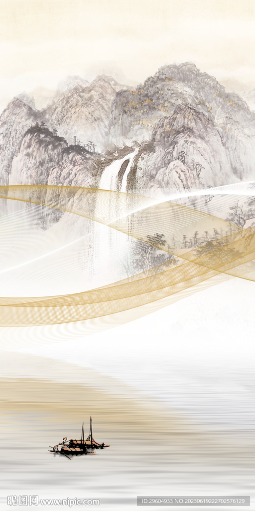 高档 中式清晰玄关 Tif分层