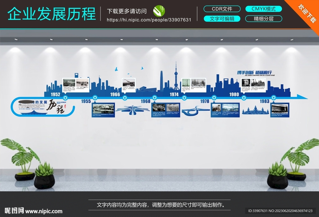 企业发展历程文化墙