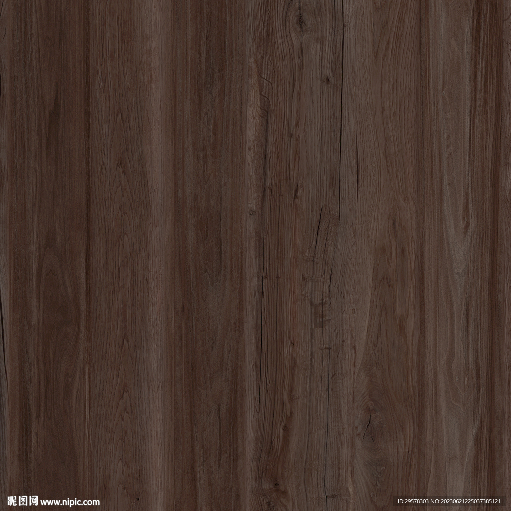 棕黑 天然清晰木纹 TIf合层