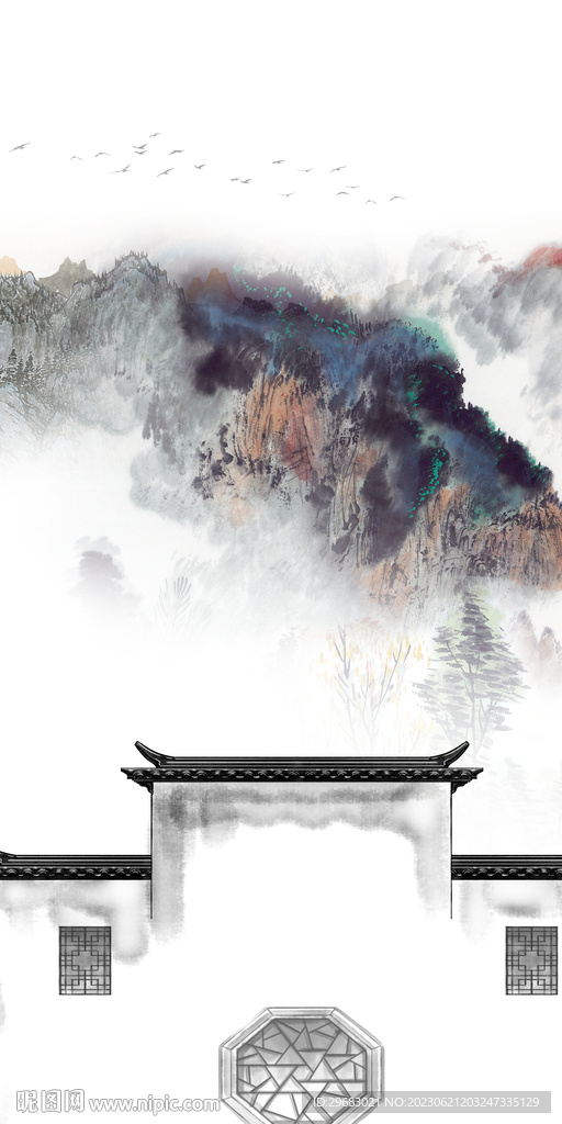 简奢 高档中式玄关 TIf分层