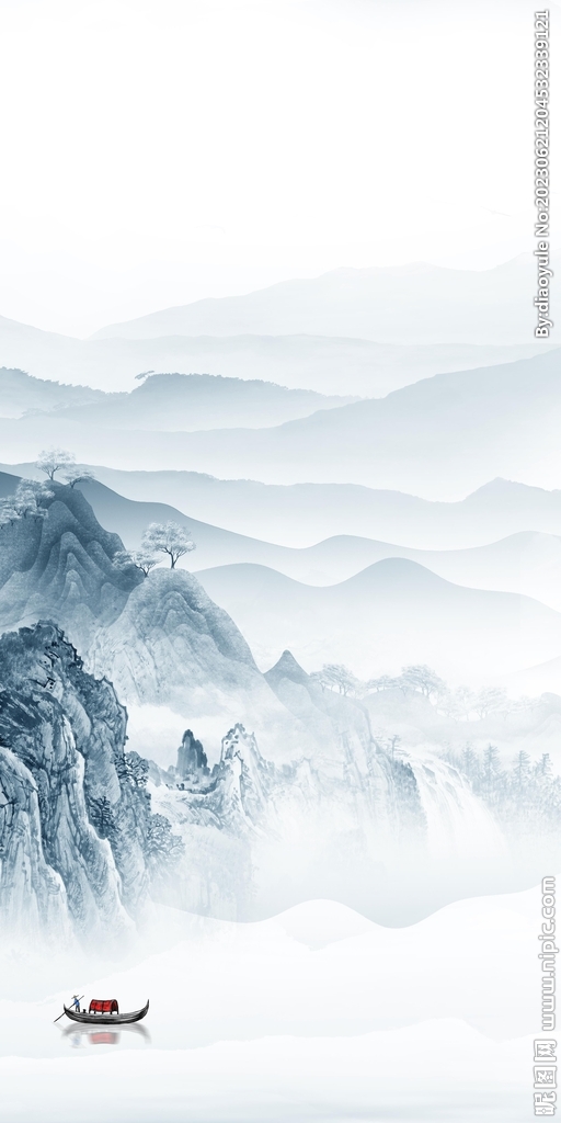 大气 现代意境玄关 tif分层