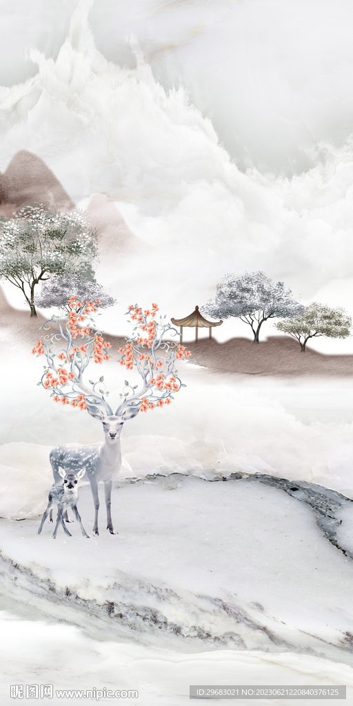 人气 爆款高清玄关 TIf分层