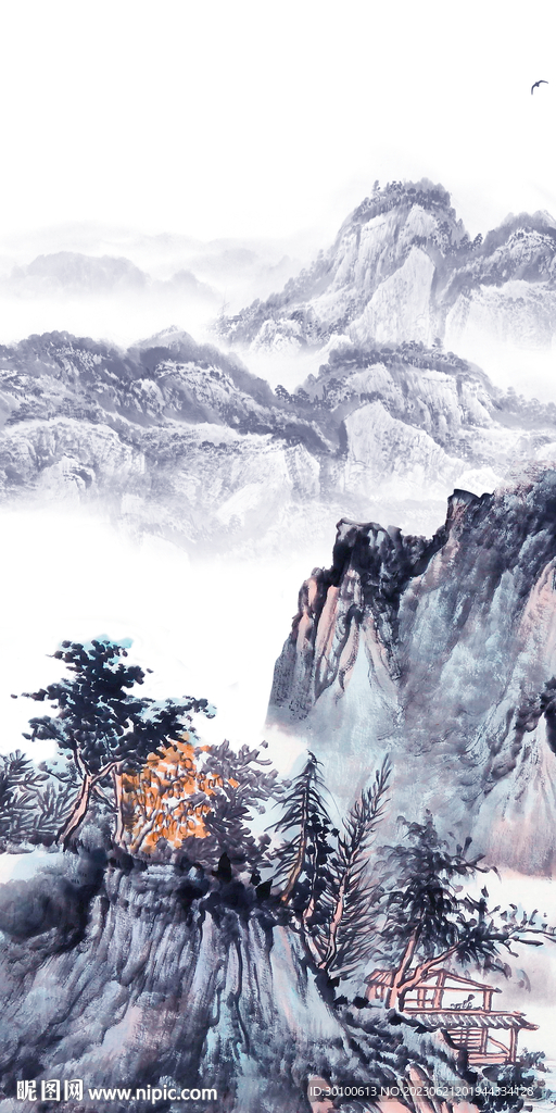 高档 大气高端玄关 tiF分层