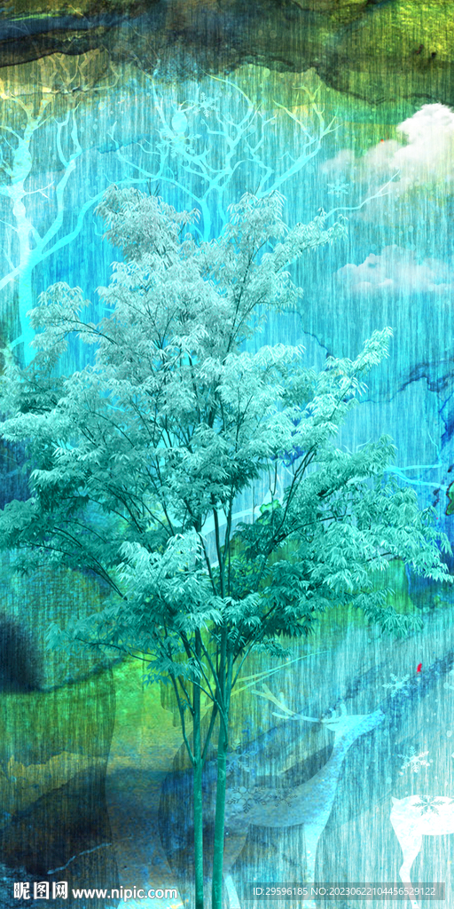 别墅 高档简奢玄关 TIF分层