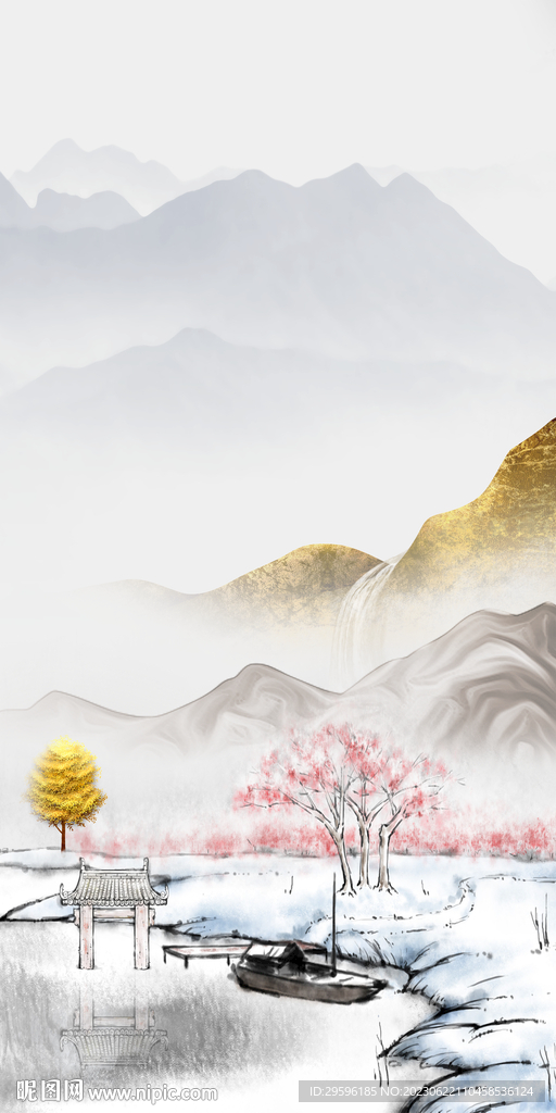 爆款 新品高档玄关 Tif分层