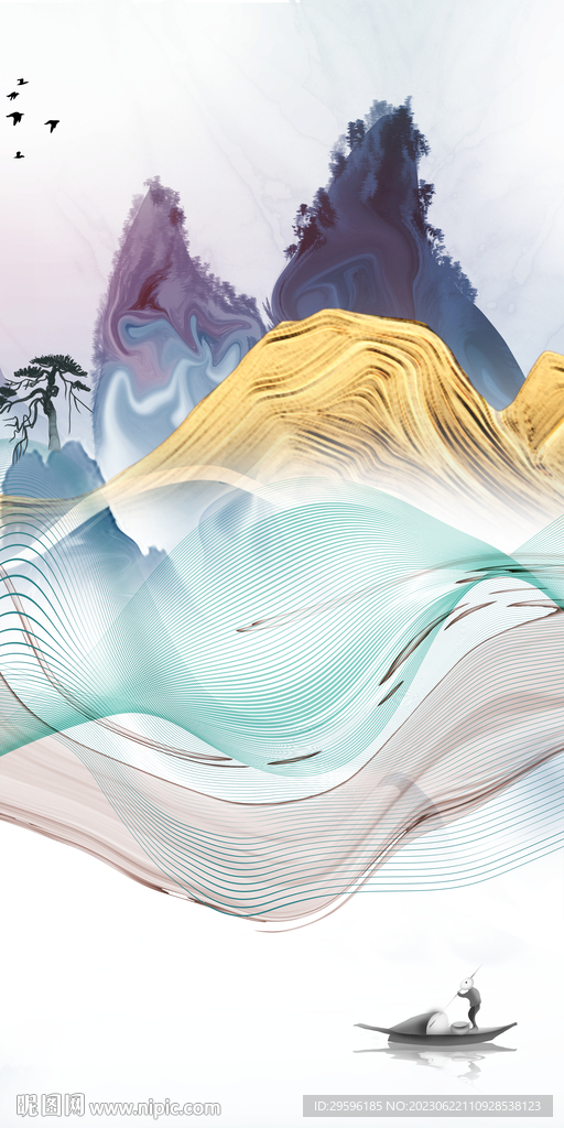 新传 中式高档玄关 Tif分层