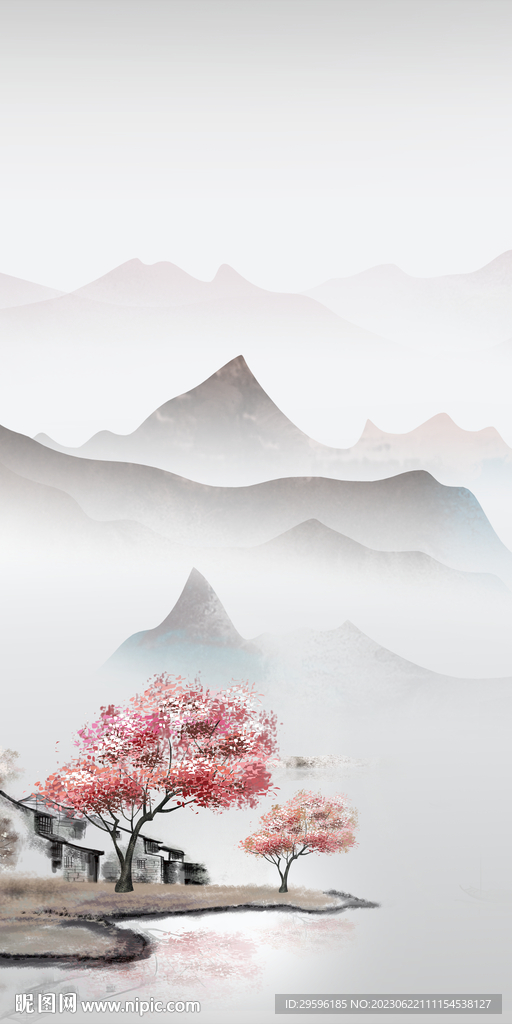 新款 中式高档玄关 Tif分层