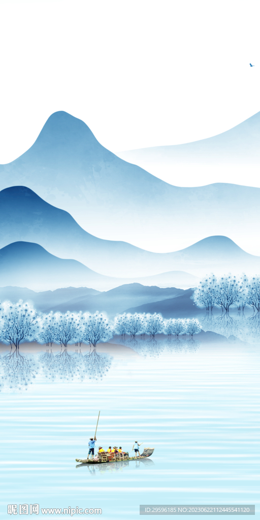 现代 中式爆款玄关 Tif分层