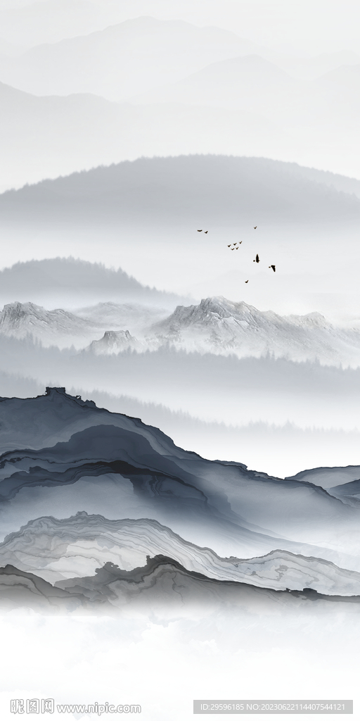 现代 大气爆款玄关 TIf分层