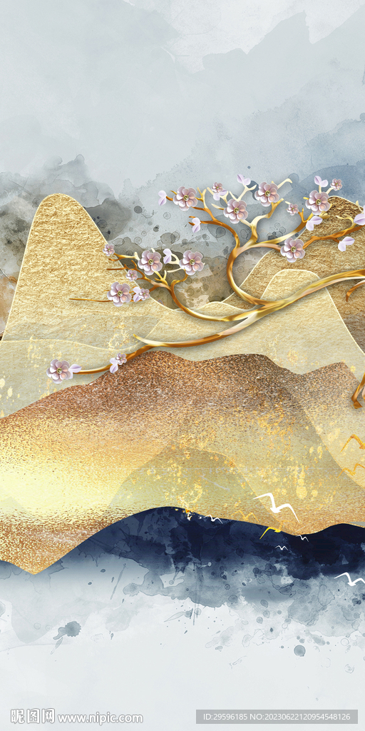 大气 高档简意玄关 TIF分层