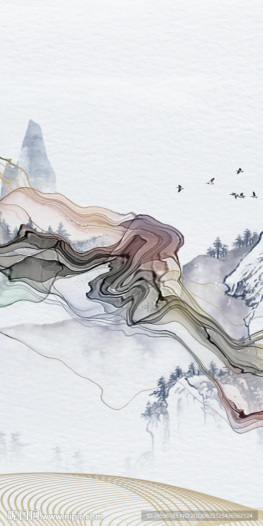 高清 爆款简奢玄关 TIF分层