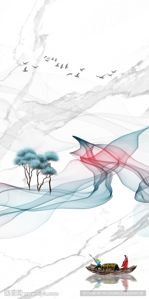 高端 中式简奢玄关 TIF分层