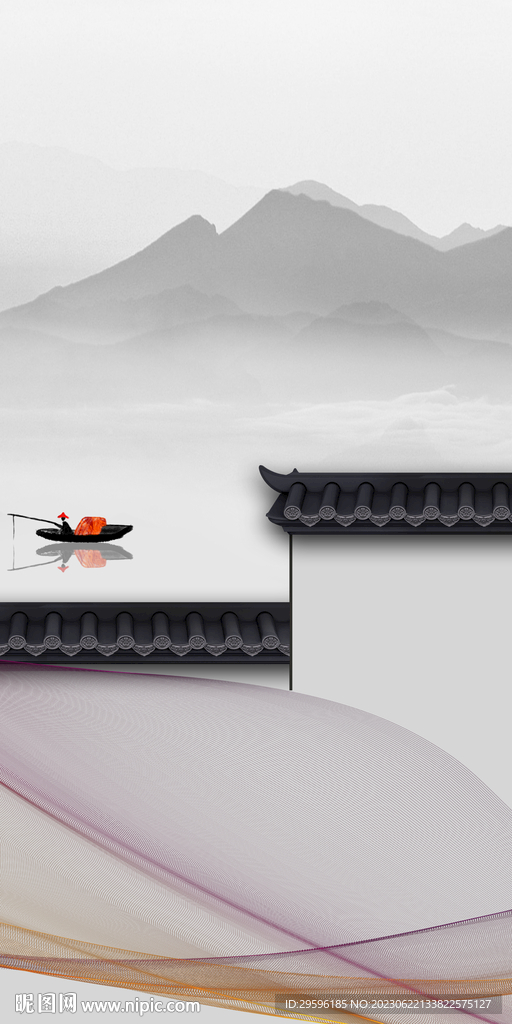 意境 人气现代玄关 TIF分层