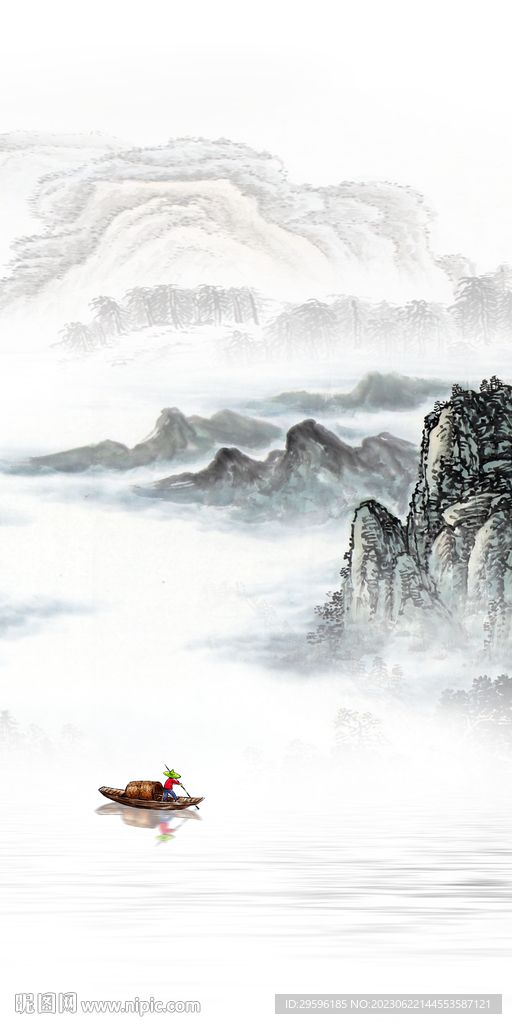 意境 人气高清玄关 Tif分层