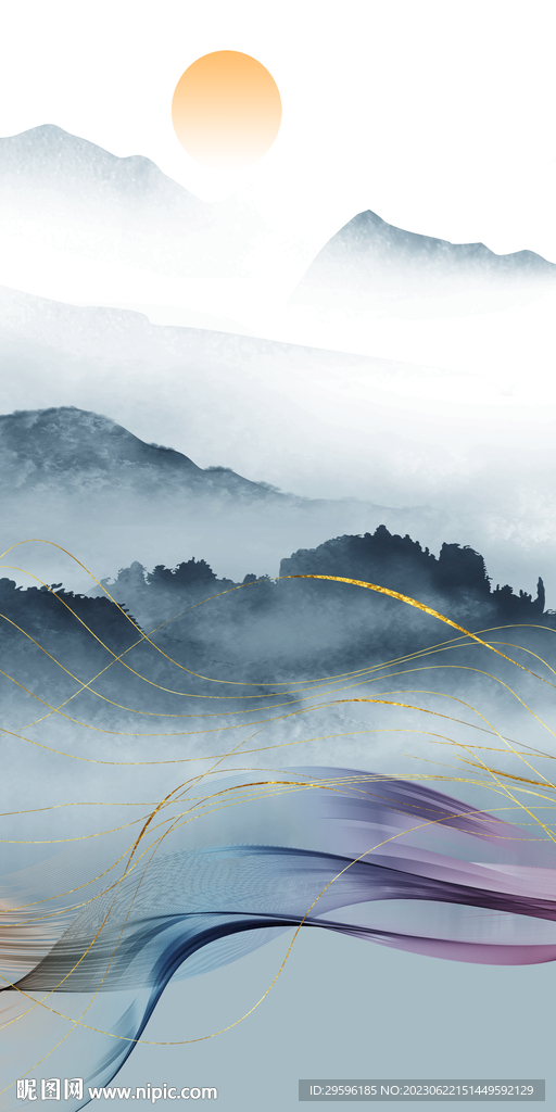 简约 极简高档玄关 Tif分层