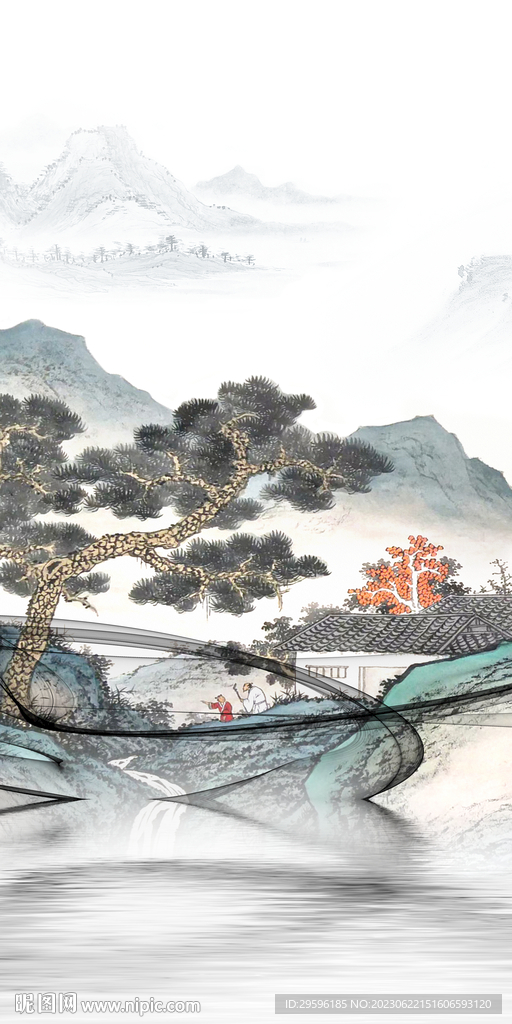 别墅 高端高档玄关 Tif分层