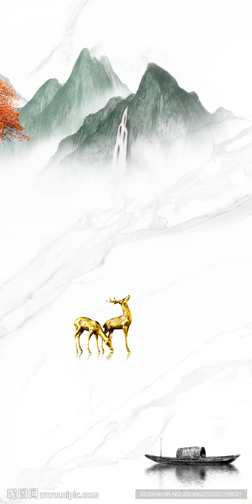 爆款 高端高档玄关 Tif分层