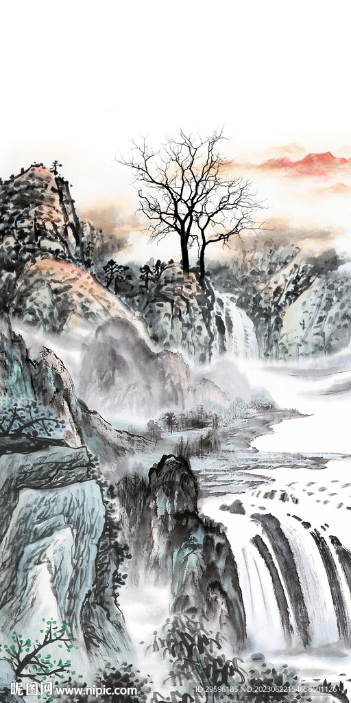 新款 大气高端玄关 Tif分层