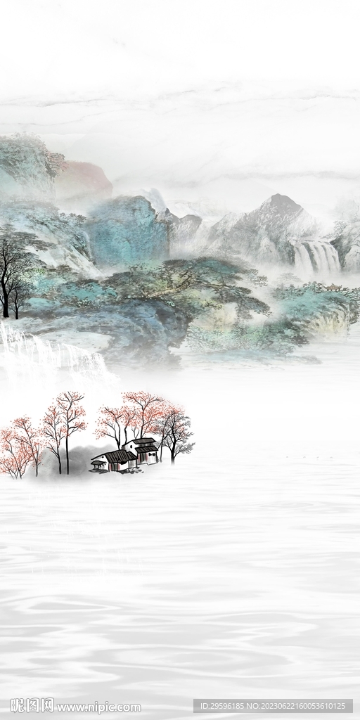 极简 人气高档玄关 tif分层