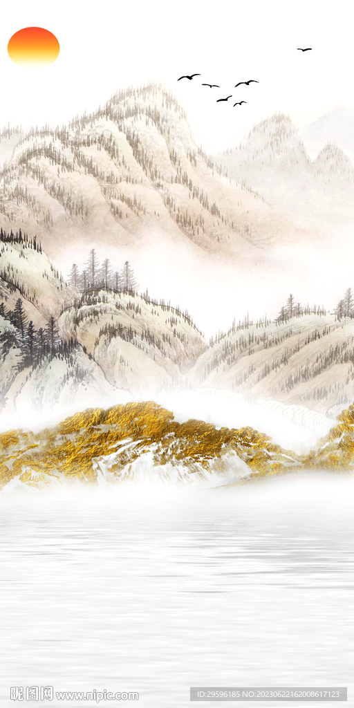 爆款 奢雅高清玄关 tif分层