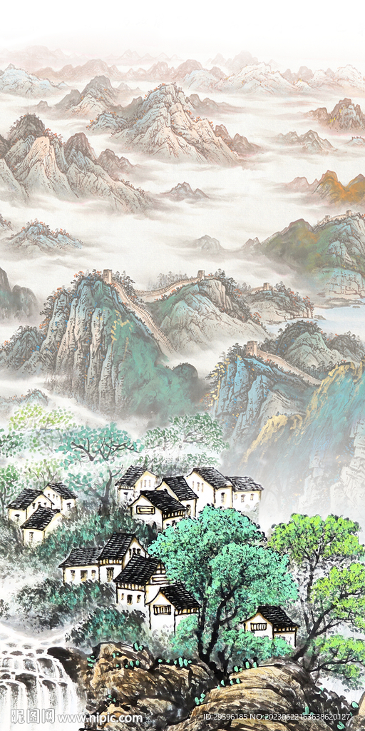 新传 奢雅简约玄关 tif分层