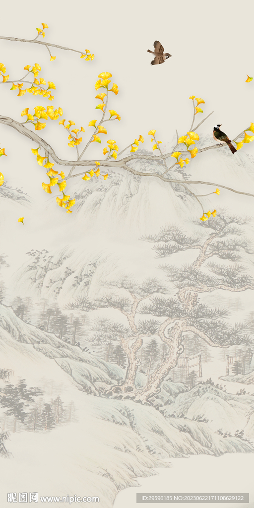 大气 高端简约玄关 tif分层