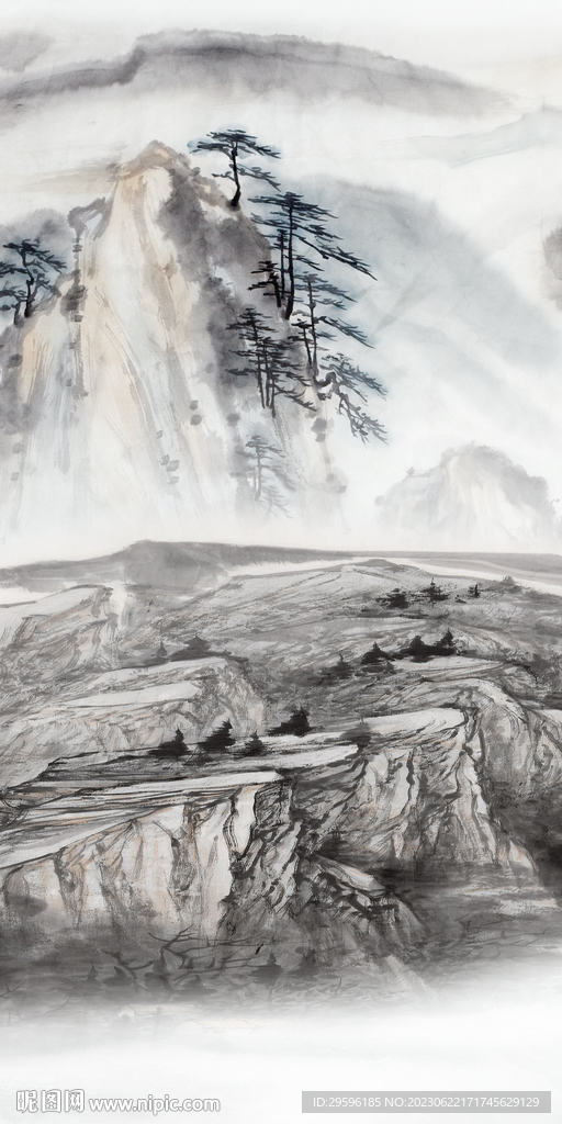 古风 高清简约玄关 Tif分层